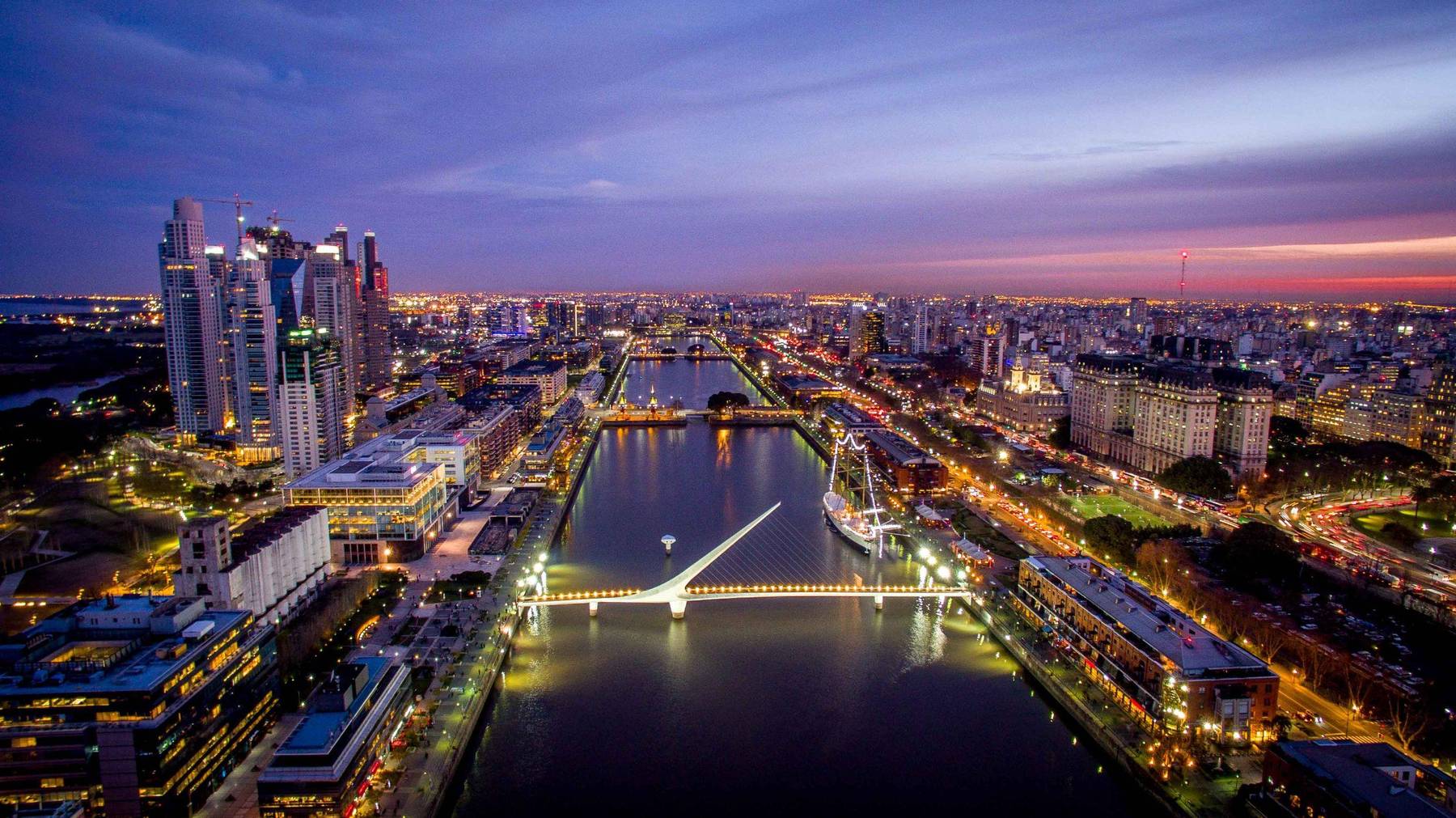 布宜诺斯艾利斯 Puerto Madero 夜景